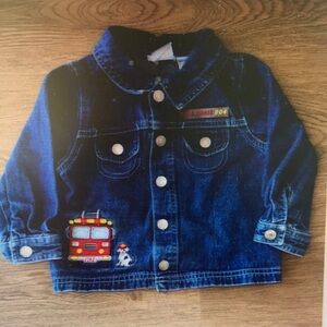 Kids Blue Jean Jacket with Fun Patch